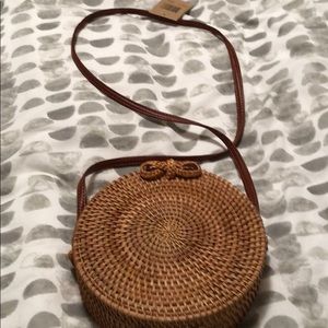 Crossbody Basketweave purse